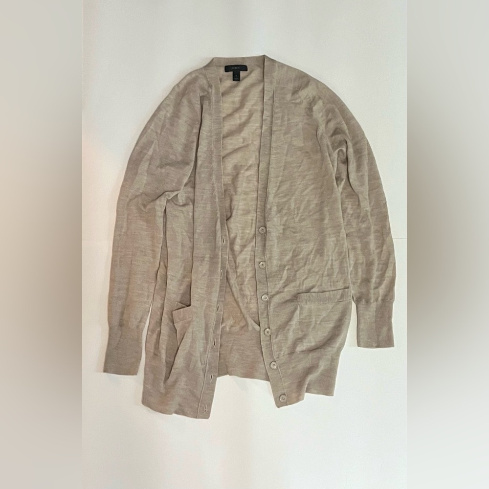 J. Crew Tan Cardigan